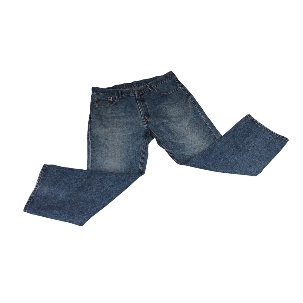 Levis 559 Relaxed Straight Jeans Mens 38x30‎ Medium Wash Blue Denim Y2K Rugged - Picture 9 of 11